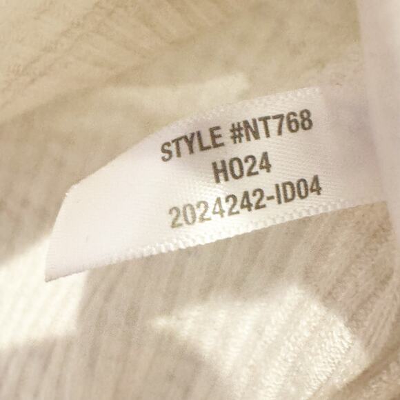 Madewell Women's Marlow White Ribbed Turtleneck Long-Sleeve Tee Size M NWT - Picture 12 of 12